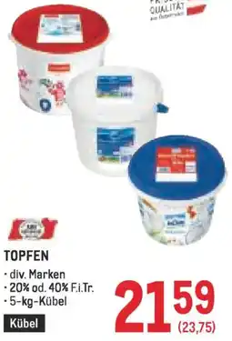 Metro Topfen Angebot