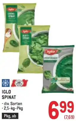 Metro Iglo spinat Angebot