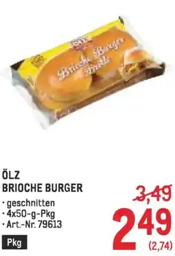 Metro Ölz brioche burger Angebot
