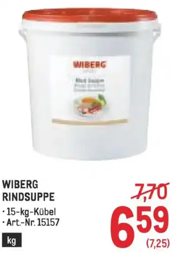 Metro Wiberg rindsuppe Angebot