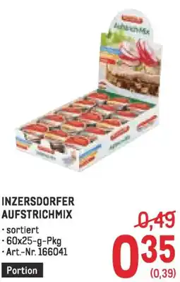 Metro Inzersdorfer aufstrichmix Angebot