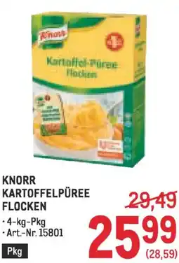 Metro Knorr kartoffelpüree flocken Angebot