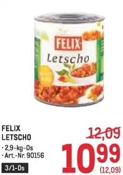 Metro Felix letscho Angebot
