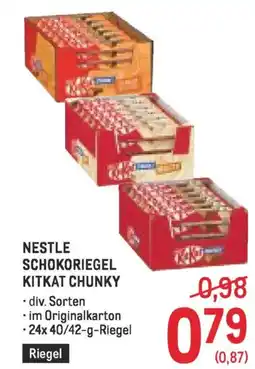 Metro Nestle schokoriegel kitkat chunky Angebot