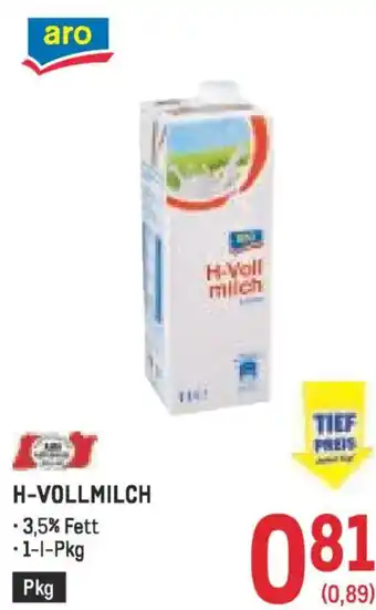 Metro H-vollmilch Angebot
