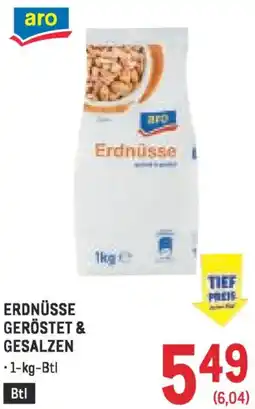 Metro Erdnüsse geröstet & gesalzen Angebot