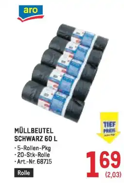 Metro Müllbeutel schwarz Angebot
