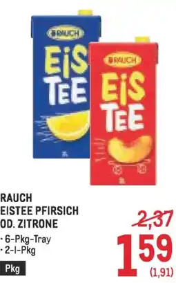 Metro Rauch eistee pfirsich od. zitrone Angebot