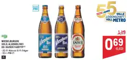 Metro Wieselburger gold, alkoholfrei od. kaiser fasstyp Angebot