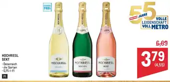 Metro Hochriegl sekt Angebot