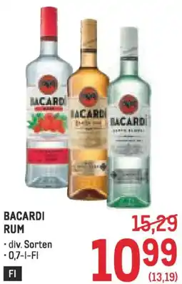 Metro Bacardi rum Angebot