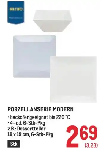 Metro Porzellanserie modern Angebot