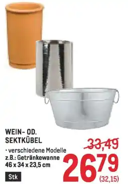 Metro Wein- od. sektkübel Angebot
