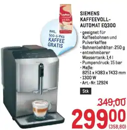 Metro Siemens kaffeevoll- automat EQ300 Angebot