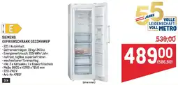 Metro Siemens gefrierschrank GS33NVWEP Angebot