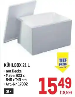 Metro Kühlbox Angebot