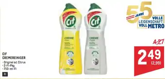 Metro Cif cremereiniger Angebot