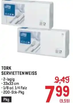 Metro Tork servietten weiss Angebot