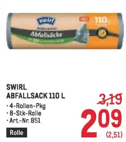 Metro Swirl abfallsack Angebot
