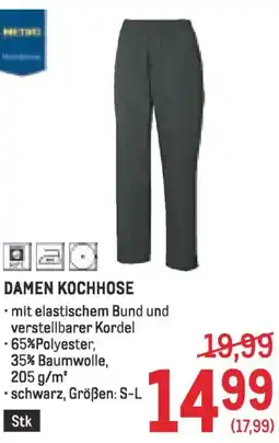 Metro Damen kochhose Angebot