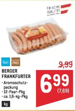 Metro Berger frankfurter Angebot
