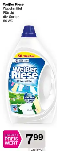 Bipa Weißer Riese Waschmittel Flüssig Angebot