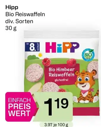 Bipa Hipp Bio Reiswaffeln Angebot