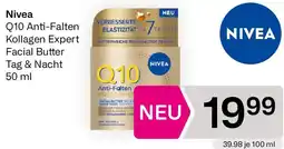 Bipa Nivea Q10 Anti-Falten Kollagen Expert Facial Butter Tag & Nacht Angebot