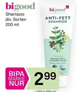 Bipa Bigood shampoo Angebot
