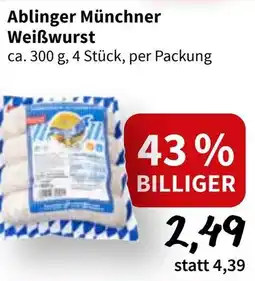 Eurogast Grissemann Ablinger Münchner Weißwurst Angebot