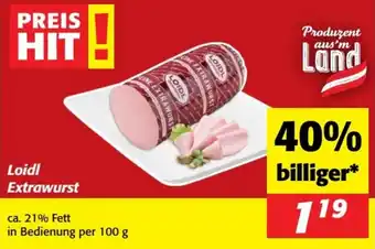 Nah&Frisch Loidl Extrawurst Angebot
