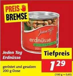 Nah&Frisch Jeden Tag Erdnüsse Angebot