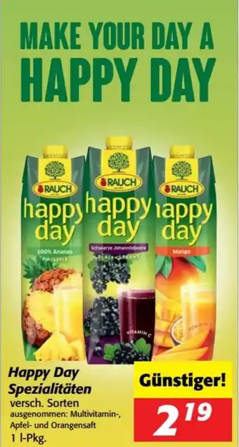 Nah&Frisch Happy Day Spezialitäten Angebot