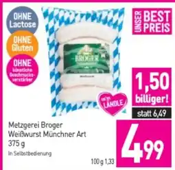 Sutterlüty Metzgerei Broger Weißwurst Münchner Art Angebot