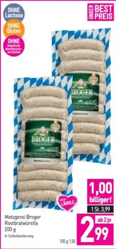 Sutterlüty Metzgerei Broger Rostbratwürstle Angebot
