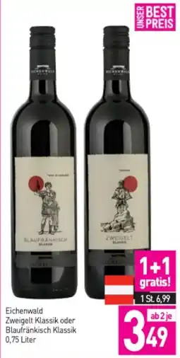 Sutterlüty Eichenwald Zweigelt Klassik oder Blaufränkisch Klassik Angebot