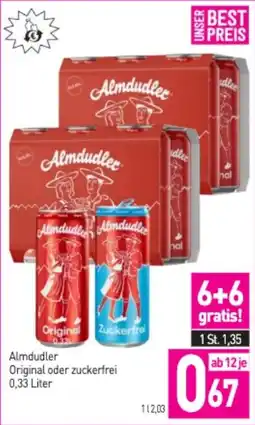 Sutterlüty Almdudler Original oder zuckerfrei Angebot