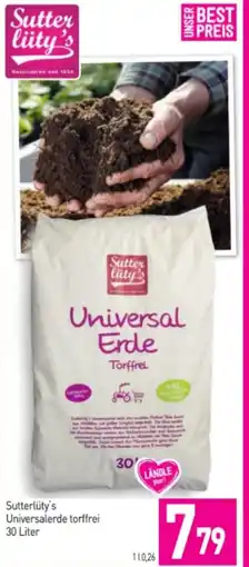 Sutterlüty Sutterlüty's Universalerde torffrei Angebot