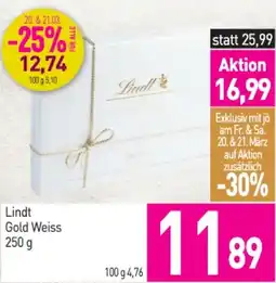 Sutterlüty Lindt Gold Weiss Angebot