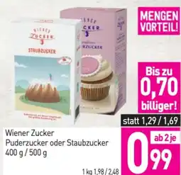 Sutterlüty Wiener Zucker Puderzucker oder Staubzucker Angebot