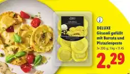 Lidl Deluxe Girasoli gefüllt mit Burrata und Pistazienpesto Angebot