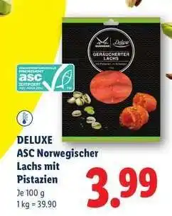 Lidl DELUXE ASC Norwegischer Lachs mit Pistazien Angebot