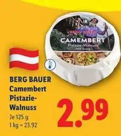 Lidl Berg Bauer Camembert Pistazie-Walnuss Angebot
