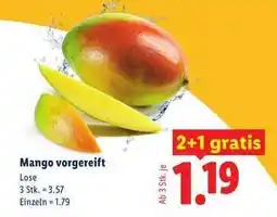 Lidl Mango vorgereift Angebot
