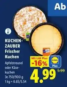 Lidl KUCHEN-ZAUBER Frischer Kuchen Angebot