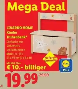 Lidl LIVARNO home Kinder Truhenbank Angebot
