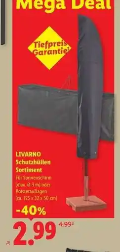 Lidl LIVARNO Schutzhüllen Sortiment Angebot