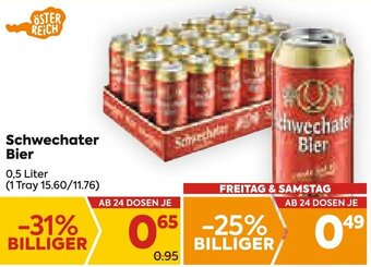 Billa Schwechater Bier Angebot