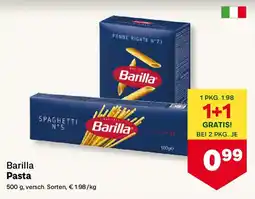 MPreis Barilla Pasta Angebot
