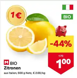 MPreis BIO Zitronen Angebot